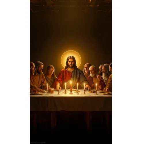 jesus last supper a4 ntr photo print