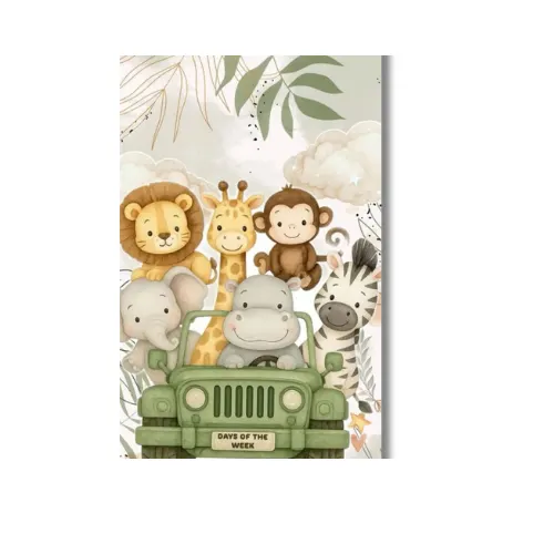 jungle safari animals a4 ntr