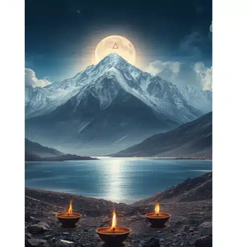 kailash mansarovar a4 ntr landscape print