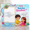 kids cartoon rakhi photo card