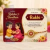 kids name rakhi personalised pvc card