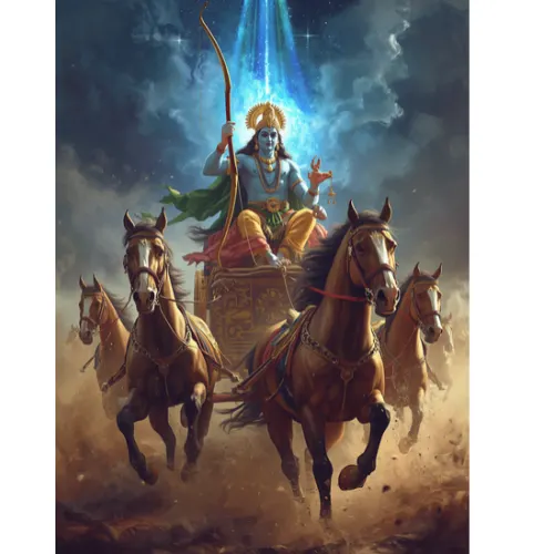 krishna arjun chariot epic a4 ntr