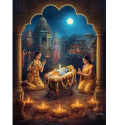 krishna putana demon a4 ntr print (1)