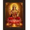 laxmi mata diwali a4 ntr photo print — gold