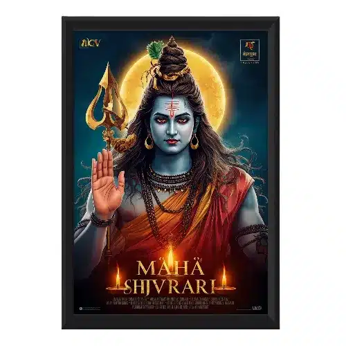 maha shivratri special a4 ntr poster print