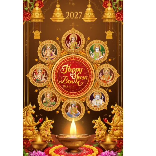 new year 2027 blessing all gods a4 ntr
