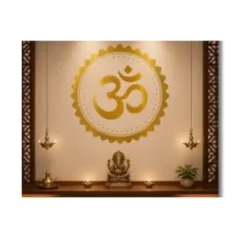 om shanti puja room a4 ntr matte