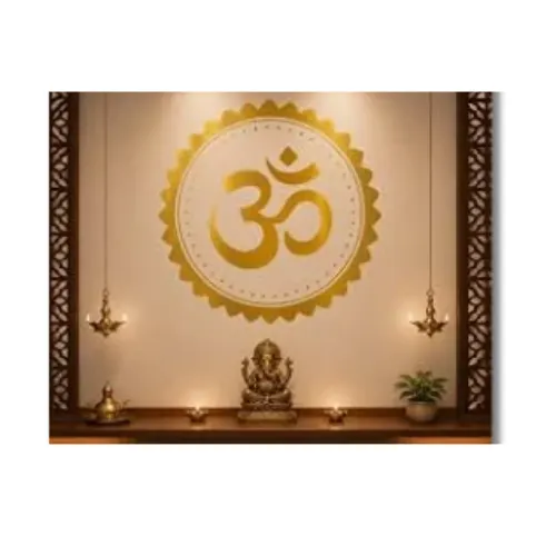 om shanti puja room a4 ntr matte