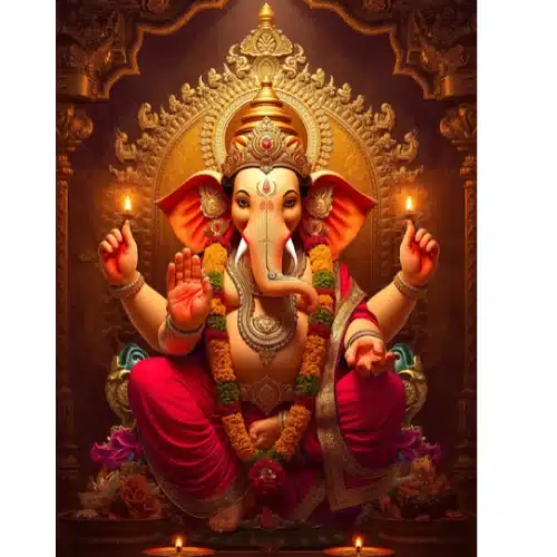 panchmukhi ganesh a4 ntr premium print