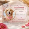 pet photo rakhi note gift card