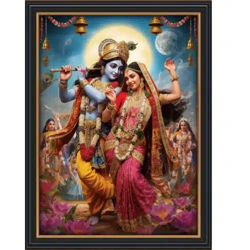 radha krishna raasleela a4 ntr print