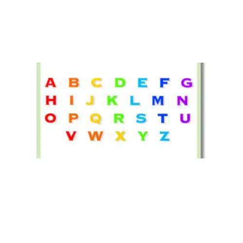 rainbow alphabet a4 ntr chart