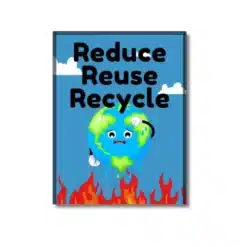 recycling and save earth a4 ntr