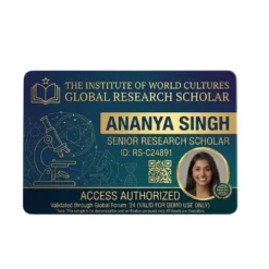 research scholar pvc id card