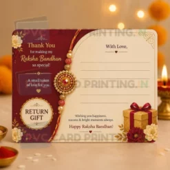 return gift rakhi greeting card pvc (1)