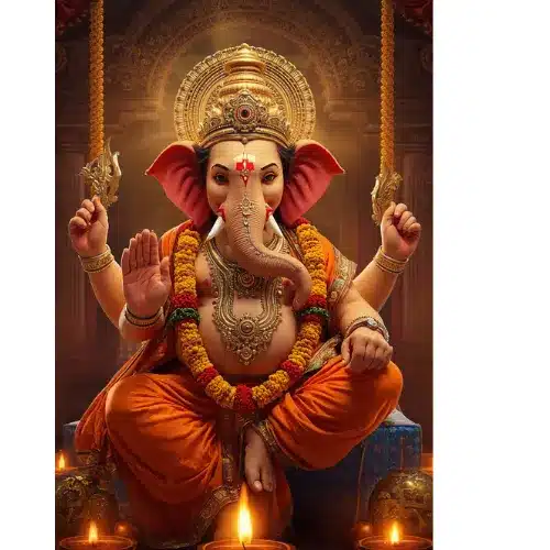 riddhi siddhi ganesh a4 ntr photo print