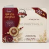 same day rakhi greeting card pvc