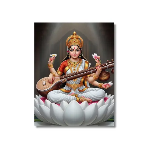 saraswati puja school a4 ntr print