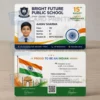 school independence day student pvc card