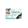 school library card pvc