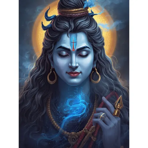 shiva blue neel throat a4 ntr glossy