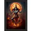 shiva nataraja dancing a4 ntr print
