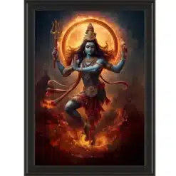 shiva nataraja dancing a4 ntr print
