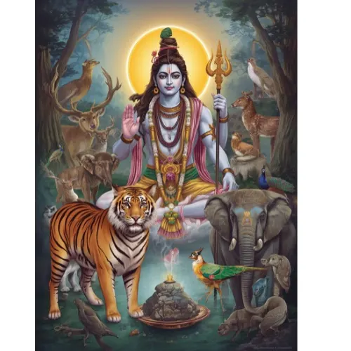 shiva pashupati lord animals a4 ntr