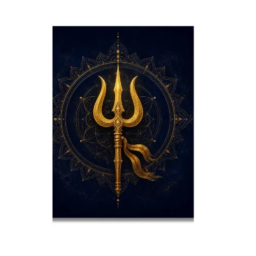 shiva trishul pattern a4 ntr matte