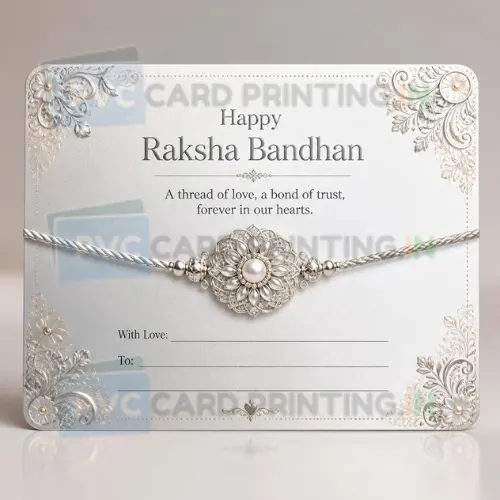 silver rakhi greeting card pvc (1)