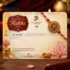 spiritual blessing rakhi note pvc card (1)