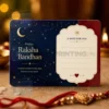 star map rakhi note gift card