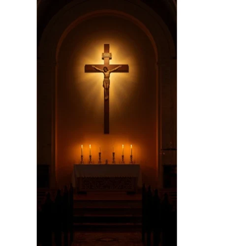 sunday prayer cross a4 ntr print — church
