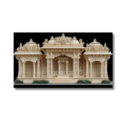 temple architecture premium set a4