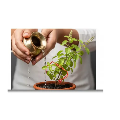 tulsi plant sacred a4 ntr matte