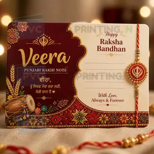 veera punjabi rakhi note pvc card (1)
