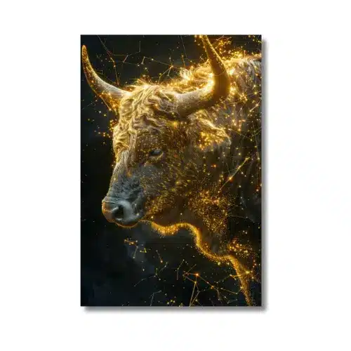 vrishabha taurus god a4 ntr print