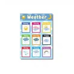 weather types a4 ntr chart kids