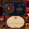 zodiac astro rakhi note gift card