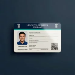 UPSC Civil Services ID PVC Card