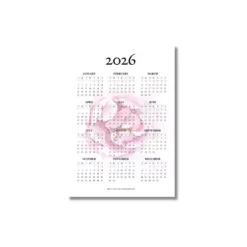 a4 2026 year calendar sheet printed — single page 2026 organiser sheet (2)