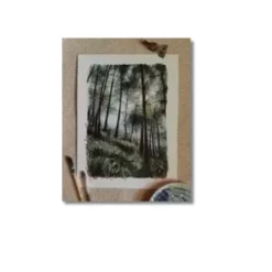 a4 a4 watercolour portrait printed — single sheet a4 print