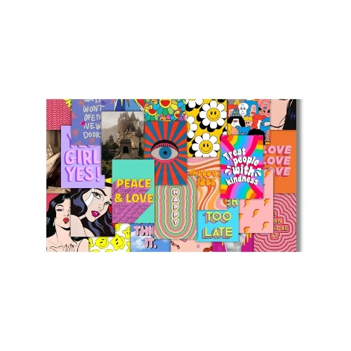 a4 a4 y2k aesthetic poster printed — single sheet a4 print