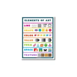 a4 art elements worksheet printed — single sheet art practice (2)