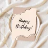 a4 birthday card 2 up sheet printed — single sheet birthday print