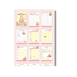 a4 blog content planner printed — single page blog organiser sheet