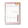 a4 budget worksheet template printed — single sheet budget practice (3)