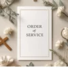 a4 church service order printed — single sheet church print (1)