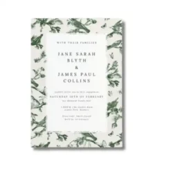 a4 engagement party invite printed — single sheet engagement print (2) (1)