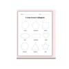 a4 eyfs tracing worksheet printed — single sheet eyfs practice